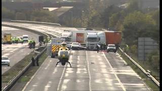 At least seven dead in horrific M5 motorway smash [upl. by Chastain]