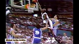 Michael Jordan  2 Explosive Dunks in a Row vs Argentina 1992 PreOlympics [upl. by Thorstein]