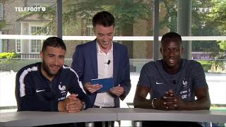 Le OuiNon avec Nabil Fekir et Benjamin Mendy Equipe de France [upl. by Ssidnak]