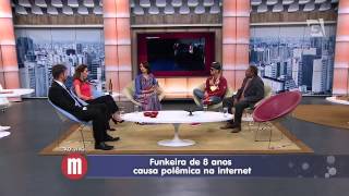 Mulheres  Funkeira de 8 anos causa polêmica na internet 300415 [upl. by Amsa960]