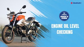 Learn to check your Motorcycles Engine Oil level like a pro  Bengali [upl. by Aztinad]