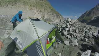 Salewa Litletrek II Tent on Mer de Glace chamonix [upl. by Seebeck]