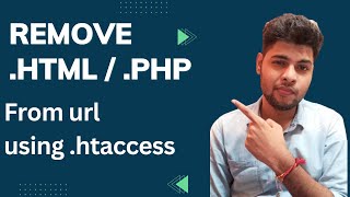 How to remove html php extension from page url using htaccess  url rewriting using htaccess [upl. by Eatnod]