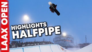 2023 Laax Open Halfpipe Highlights [upl. by Asertal]