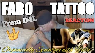 FABO from D4L  TATTOO REACTION [upl. by Helali]