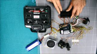 TAMIYA MFC03 Test Set Up Demo 56523 Step A Transmitter teaching mode [upl. by Rasla346]