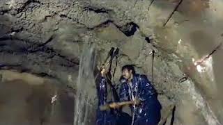 PU INJECTION GROUTING Sikkim water leakage arresting work [upl. by Silvanus]