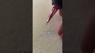 ASMR asmr asmrtattoo ballpointpen pointillismtattoo tattoosartist pendrawings artsupplies [upl. by Nnylidnarb]