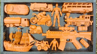 Cleaning Toys Forklift Car Beko Car Racing Car Thors Hammer Batman Spiderman Train Dumtruk [upl. by Ettenil154]