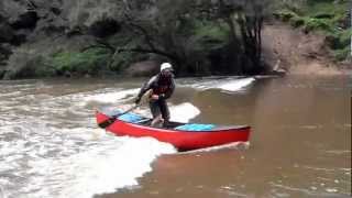 Wenonah Recon Canoe  Stability Test [upl. by Goldarina554]