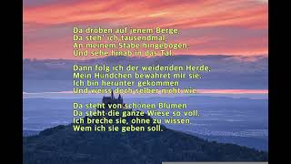 Schäfers Klagelied Schubert ahnpav Pav Ahn 안파브 독일가곡 deutsch song lyrics 가사 [upl. by Clorinda]