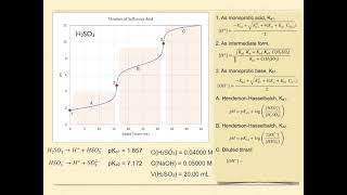 Lesson 38 Diprotic Titrations [upl. by Edahsalof]