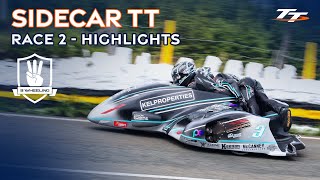 3WheelingMedia Sidecar TT Race 2  Highlights  2024 Isle of Man TT Races [upl. by Eiloj]