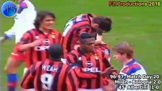 Demetrio Albertini  24 goals in Serie A Milan Lazio Atalanta 19912005 [upl. by Aicilanna]