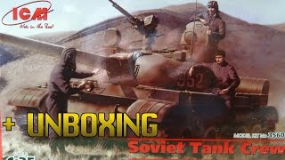 Soviet Tank Crew 135 ICM Kit [upl. by Gerge]