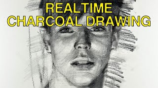 Realtime Charcoal Drawing 161 [upl. by Aytnahs]