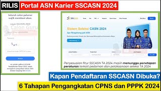 RILIS Portal ASN Karier SSCASN 2024  Seluruh Pendaftar Wajib Membuat Akun SSCASN 2024 [upl. by Assilem241]