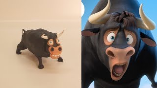 el toro ferdinando de plastilina ferdinand the bull playdoh [upl. by Amador]