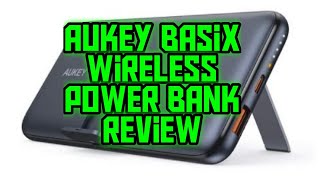 Aukey Basix Wireless power bank review [upl. by Barbie]