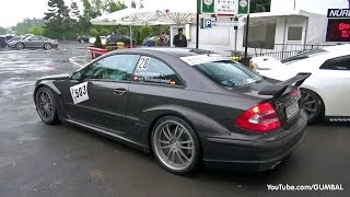 Mercedes Benz CLK AMG DTM w Decatted Exhaust VERY LOUD [upl. by Derward]