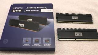 Review of the Wintec One Dual Channel DDR3 1600Mhz 8GB Desktop Memory Kit [upl. by Anilehcim684]