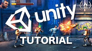 Unity 3D Tutorial  Beat Em Up Fight Game [upl. by Yatnoed595]