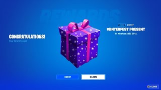 INIZIA LEVENTO DEL WINTERFEST 2023 CON UN SACCO DI REGALI GRATISSFIDE E NUOVE ARMI SU FORTNITE [upl. by Torp]