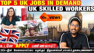 Uk இல் இந்த வேலைகளுக்கு குடியுரிமை பெறலாம் Jobs in the UK with Visa Sponsorship  KIRITHARAN VLOGS [upl. by Ludmilla533]