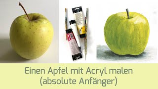 Acrylmalen für absolute Anfänger Lektion 2 [upl. by Cirala815]