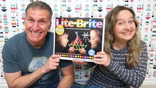 LiteBrite  New and Improved Model of a Classic 80s Toy  Unboxing amp Review [upl. by Ochs]