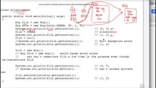 Java Aliasing Demo 1 [upl. by Eynobe]