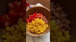 Southwestern Black Eyed Pea amp Corn Salad [upl. by Mattheus]