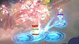 Sea Fairy Cookie vs Peach Blossom Cookie  Cookie Run Kingdom [upl. by Anifesoj392]