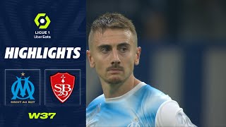 OLYMPIQUE DE MARSEILLE  STADE BRESTOIS 29 1  2  Highlights  OM  SB29  20222023 [upl. by Aneral]