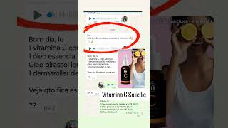 DEPOIMENTO ESTETICISTA RUTI SOBRE A VITAMINA C SALICILIC [upl. by Scrogan]