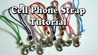 How to Make Your Own Cellphone Straps [upl. by Mashe]