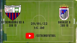 Extremadura UD juvenil vs CD Badajoz juvenil B [upl. by Springer]