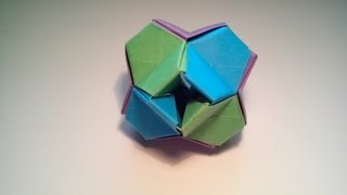 Como hacer origami modular en 3D little turtle [upl. by Anurag]