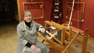 Warping a Jack Loom with a Trapeze [upl. by Lahey]