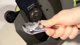 How to change the blade on the Ryobi One 18v Lawn Edger [upl. by Dyob]