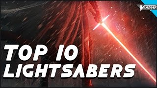 Top 10 Coolest Lightsabers [upl. by Farlie]