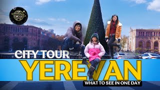 CITY TOUR YEREVAN ARMENIA  WHAT TO SEE IN YEREVAN [upl. by Ortrude]