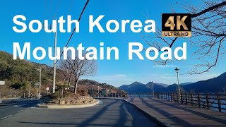 Obong Mountain Beautiful Countryside Road in Korea  South Korea Driving Tour [upl. by Alecram]