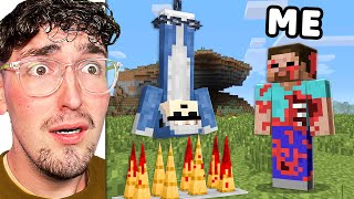 I Scared My Friend as BLOOD Steve in Minecraft [upl. by Divad913]