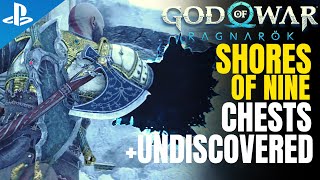 Shores of Nine all Collectibles Artefact Chests undiscovered Locations  God of War Ragnarok [upl. by Marshall]