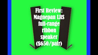 First review Magnepan’s extraordinary LRS ribbon speakers 650pair [upl. by Selway286]