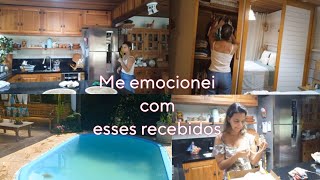 Casa limpa e organizadarecebidos que mexeram comigo 🥲vlog [upl. by Shreeves33]