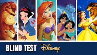 BLIND TEST  MUSIQUES DE DISNEY 40 EXTRAITS [upl. by Leinahtan]