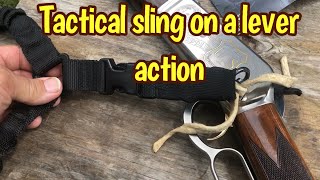 XTS 1 point quick detach sling on a 1886 lever action [upl. by Lias]