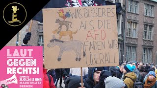 Laut gegen Rechts in Bremen [upl. by Ahsinawt]